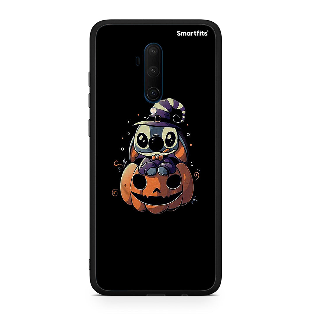 OnePlus 7T Pro Halloween Stitch θήκη από τη Smartfits με σχέδιο στο πίσω μέρος και μαύρο περίβλημα | Smartphone case with colorful back and black bezels by Smartfits