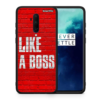Θήκη OnePlus 7T Pro Like A Boss από τη Smartfits με σχέδιο στο πίσω μέρος και μαύρο περίβλημα | OnePlus 7T Pro Like A Boss case with colorful back and black bezels