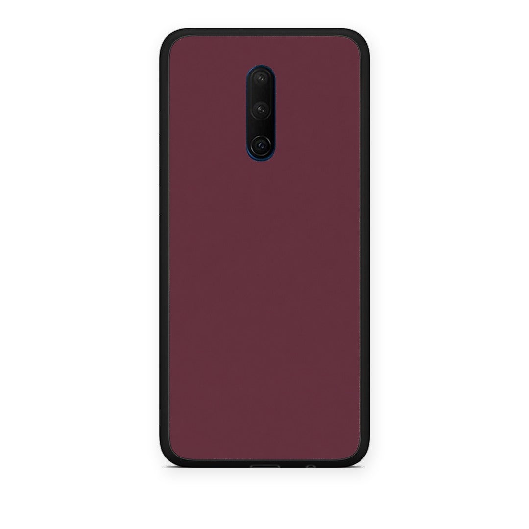 Θήκη OnePlus 7T Pro Muted Burgundy από τη Smartfits με σχέδιο στο πίσω μέρος και μαύρο περίβλημα | OnePlus 7T Pro Muted Burgundy case with colorful back and black bezels