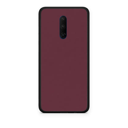 Θήκη OnePlus 7T Pro Muted Burgundy από τη Smartfits με σχέδιο στο πίσω μέρος και μαύρο περίβλημα | OnePlus 7T Pro Muted Burgundy case with colorful back and black bezels