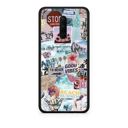 Θήκη OnePlus 7T Pro Summer Vibes από τη Smartfits με σχέδιο στο πίσω μέρος και μαύρο περίβλημα | OnePlus 7T Pro Summer Vibes case with colorful back and black bezels