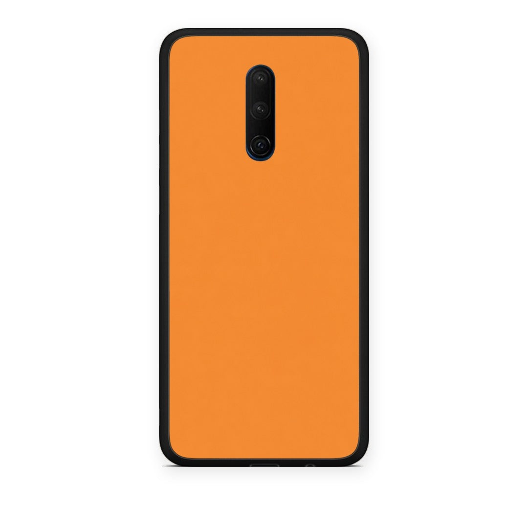 Θήκη OnePlus 7T Pro Tangerine Orange από τη Smartfits με σχέδιο στο πίσω μέρος και μαύρο περίβλημα | OnePlus 7T Pro Tangerine Orange case with colorful back and black bezels