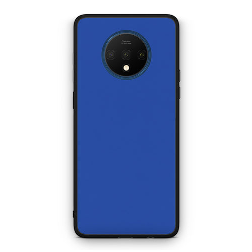 Θήκη OnePlus 7T Royal Blue από τη Smartfits με σχέδιο στο πίσω μέρος και μαύρο περίβλημα | OnePlus 7T Royal Blue case with colorful back and black bezels