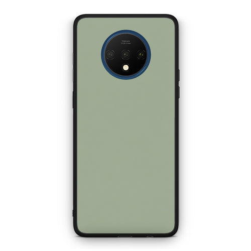 Θήκη OnePlus 7T Sage Green από τη Smartfits με σχέδιο στο πίσω μέρος και μαύρο περίβλημα | OnePlus 7T Sage Green case with colorful back and black bezels