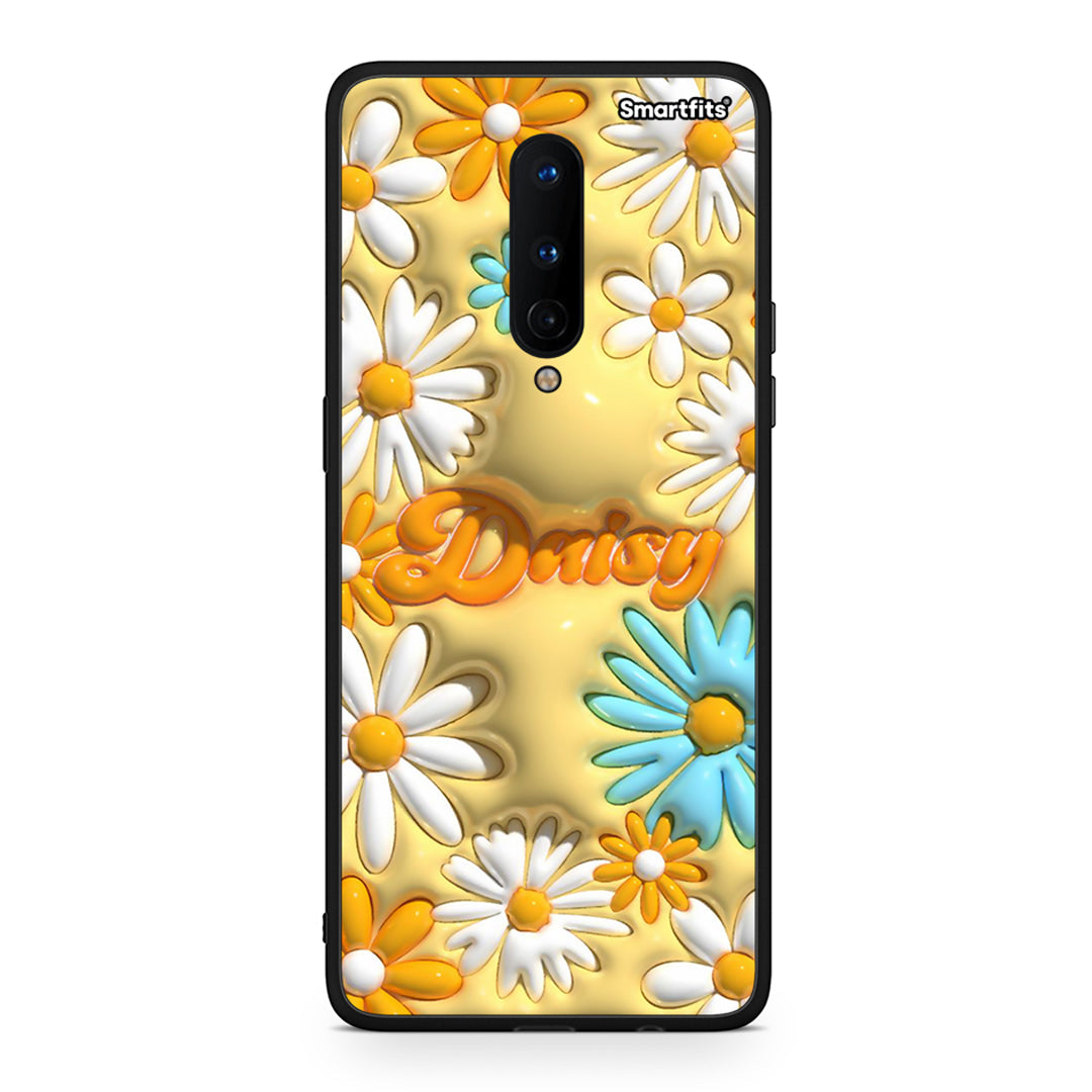 OnePlus 8 Bubble Daisies θήκη από τη Smartfits με σχέδιο στο πίσω μέρος και μαύρο περίβλημα | Smartphone case with colorful back and black bezels by Smartfits