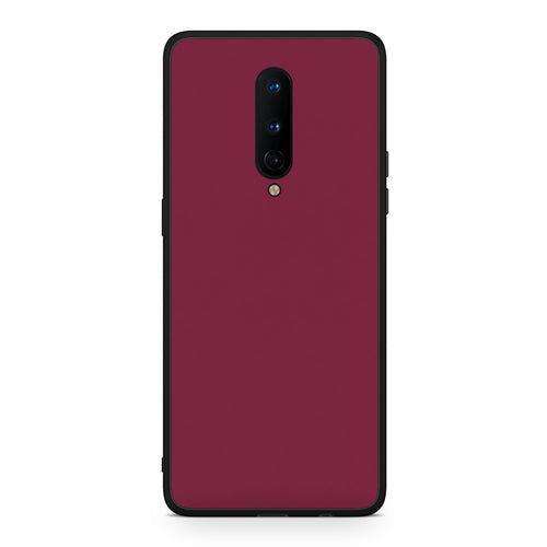 Θήκη OnePlus 8 Burgundy από τη Smartfits με σχέδιο στο πίσω μέρος και μαύρο περίβλημα | OnePlus 8 Burgundy case with colorful back and black bezels