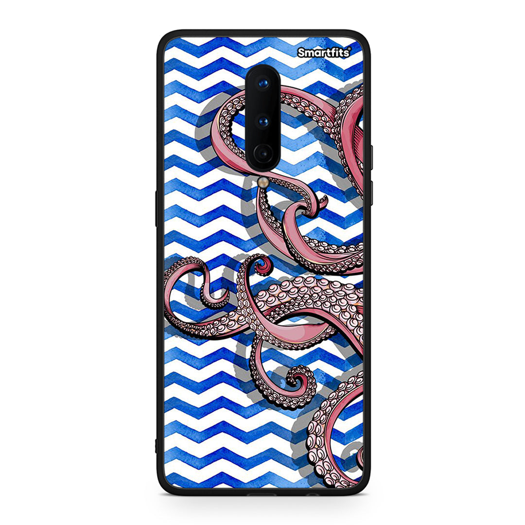 OnePlus 8 Chevron Devilfish θήκη από τη Smartfits με σχέδιο στο πίσω μέρος και μαύρο περίβλημα | Smartphone case with colorful back and black bezels by Smartfits