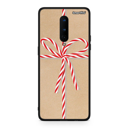 OnePlus 8 Christmas Gift θήκη από τη Smartfits με σχέδιο στο πίσω μέρος και μαύρο περίβλημα | Smartphone case with colorful back and black bezels by Smartfits