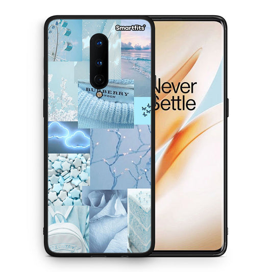 Θήκη OnePlus 8 Ciel Aesthetic Collage από τη Smartfits με σχέδιο στο πίσω μέρος και μαύρο περίβλημα | OnePlus 8 Ciel Aesthetic Collage case with colorful back and black bezels