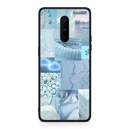 OnePlus 8 Ciel Aesthetic Collage θήκη από τη Smartfits με σχέδιο στο πίσω μέρος και μαύρο περίβλημα | Smartphone case with colorful back and black bezels by Smartfits