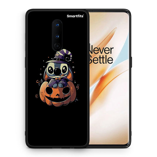 Θήκη OnePlus 8 Halloween Stitch από τη Smartfits με σχέδιο στο πίσω μέρος και μαύρο περίβλημα | OnePlus 8 Halloween Stitch case with colorful back and black bezels
