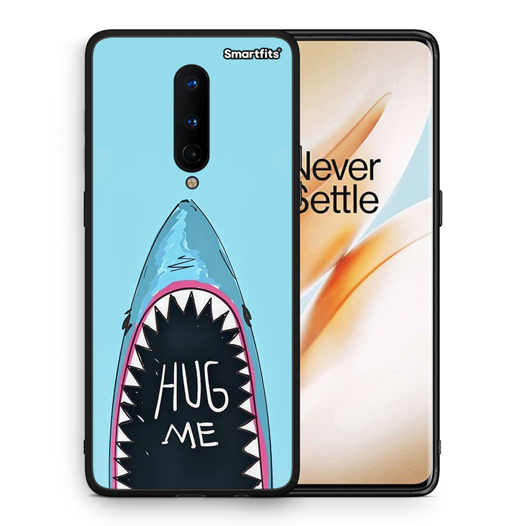 Θήκη OnePlus 8 Hug Me από τη Smartfits με σχέδιο στο πίσω μέρος και μαύρο περίβλημα | OnePlus 8 Hug Me case with colorful back and black bezels