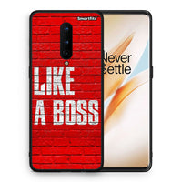 Thumbnail for Θήκη OnePlus 8 Like A Boss από τη Smartfits με σχέδιο στο πίσω μέρος και μαύρο περίβλημα | OnePlus 8 Like A Boss case with colorful back and black bezels