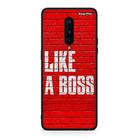 Thumbnail for OnePlus 8 Like A Boss θήκη από τη Smartfits με σχέδιο στο πίσω μέρος και μαύρο περίβλημα | Smartphone case with colorful back and black bezels by Smartfits