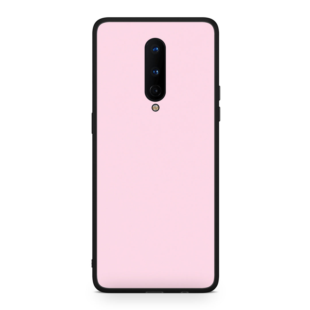 Θήκη OnePlus 8 Pale Pink από τη Smartfits με σχέδιο στο πίσω μέρος και μαύρο περίβλημα | OnePlus 8 Pale Pink case with colorful back and black bezels