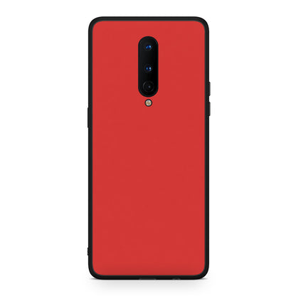 Θήκη OnePlus 8 Poppy Red από τη Smartfits με σχέδιο στο πίσω μέρος και μαύρο περίβλημα | OnePlus 8 Poppy Red case with colorful back and black bezels