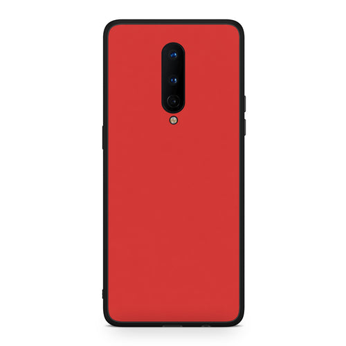 Θήκη OnePlus 8 Poppy Red από τη Smartfits με σχέδιο στο πίσω μέρος και μαύρο περίβλημα | OnePlus 8 Poppy Red case with colorful back and black bezels
