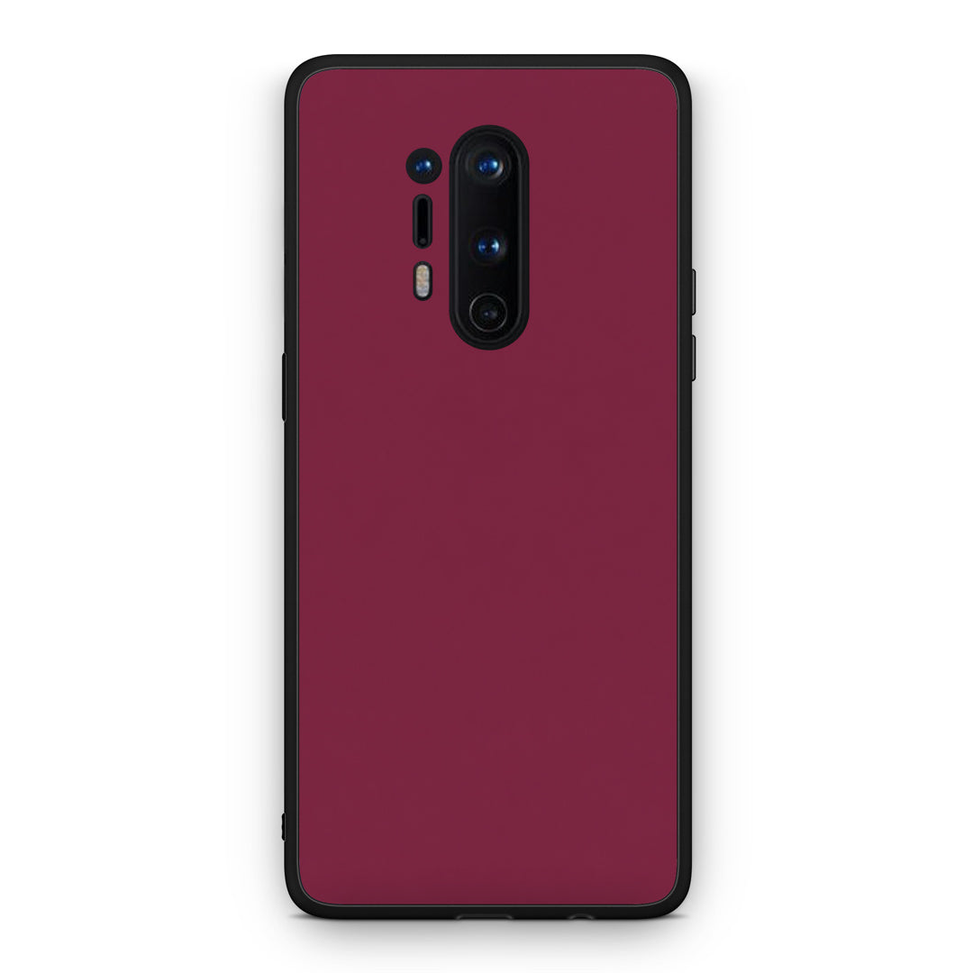 Θήκη OnePlus 8 Pro Burgundy από τη Smartfits με σχέδιο στο πίσω μέρος και μαύρο περίβλημα | OnePlus 8 Pro Burgundy case with colorful back and black bezels