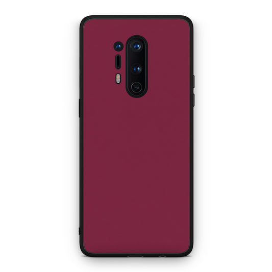 Θήκη OnePlus 8 Pro Burgundy από τη Smartfits με σχέδιο στο πίσω μέρος και μαύρο περίβλημα | OnePlus 8 Pro Burgundy case with colorful back and black bezels