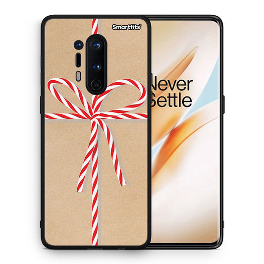 Θήκη OnePlus 8 Pro Christmas Gift από τη Smartfits με σχέδιο στο πίσω μέρος και μαύρο περίβλημα | OnePlus 8 Pro Christmas Gift case with colorful back and black bezels