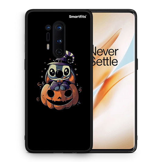 Θήκη OnePlus 8 Pro Halloween Stitch από τη Smartfits με σχέδιο στο πίσω μέρος και μαύρο περίβλημα | OnePlus 8 Pro Halloween Stitch case with colorful back and black bezels