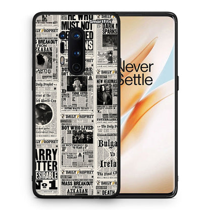 Θήκη OnePlus 8 Pro Harry Paper από τη Smartfits με σχέδιο στο πίσω μέρος και μαύρο περίβλημα | OnePlus 8 Pro Harry Paper case with colorful back and black bezels