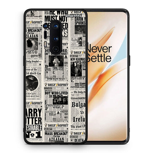 Θήκη OnePlus 8 Pro Harry Paper από τη Smartfits με σχέδιο στο πίσω μέρος και μαύρο περίβλημα | OnePlus 8 Pro Harry Paper case with colorful back and black bezels