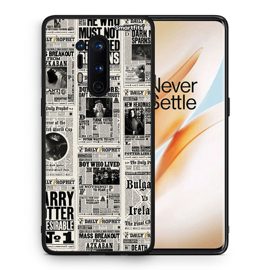 Θήκη OnePlus 8 Pro Harry Paper από τη Smartfits με σχέδιο στο πίσω μέρος και μαύρο περίβλημα | OnePlus 8 Pro Harry Paper case with colorful back and black bezels
