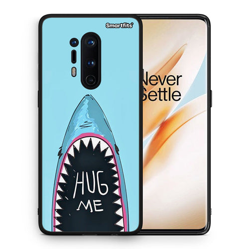 Θήκη OnePlus 8 Pro Hug Me από τη Smartfits με σχέδιο στο πίσω μέρος και μαύρο περίβλημα | OnePlus 8 Pro Hug Me case with colorful back and black bezels