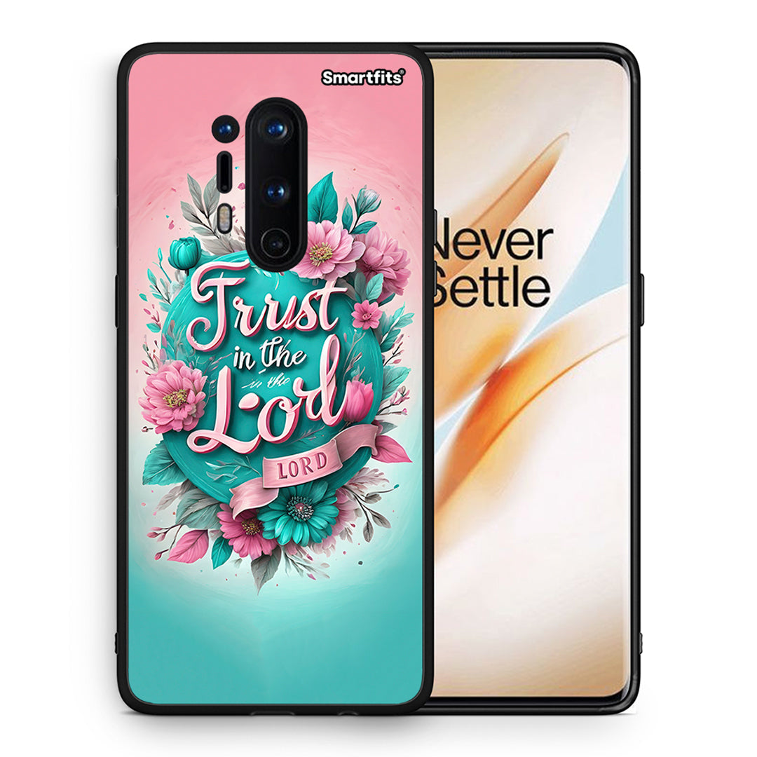 Θήκη OnePlus 8 Pro Lord Trust από τη Smartfits με σχέδιο στο πίσω μέρος και μαύρο περίβλημα | OnePlus 8 Pro Lord Trust case with colorful back and black bezels