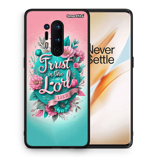 Θήκη OnePlus 8 Pro Lord Trust από τη Smartfits με σχέδιο στο πίσω μέρος και μαύρο περίβλημα | OnePlus 8 Pro Lord Trust case with colorful back and black bezels
