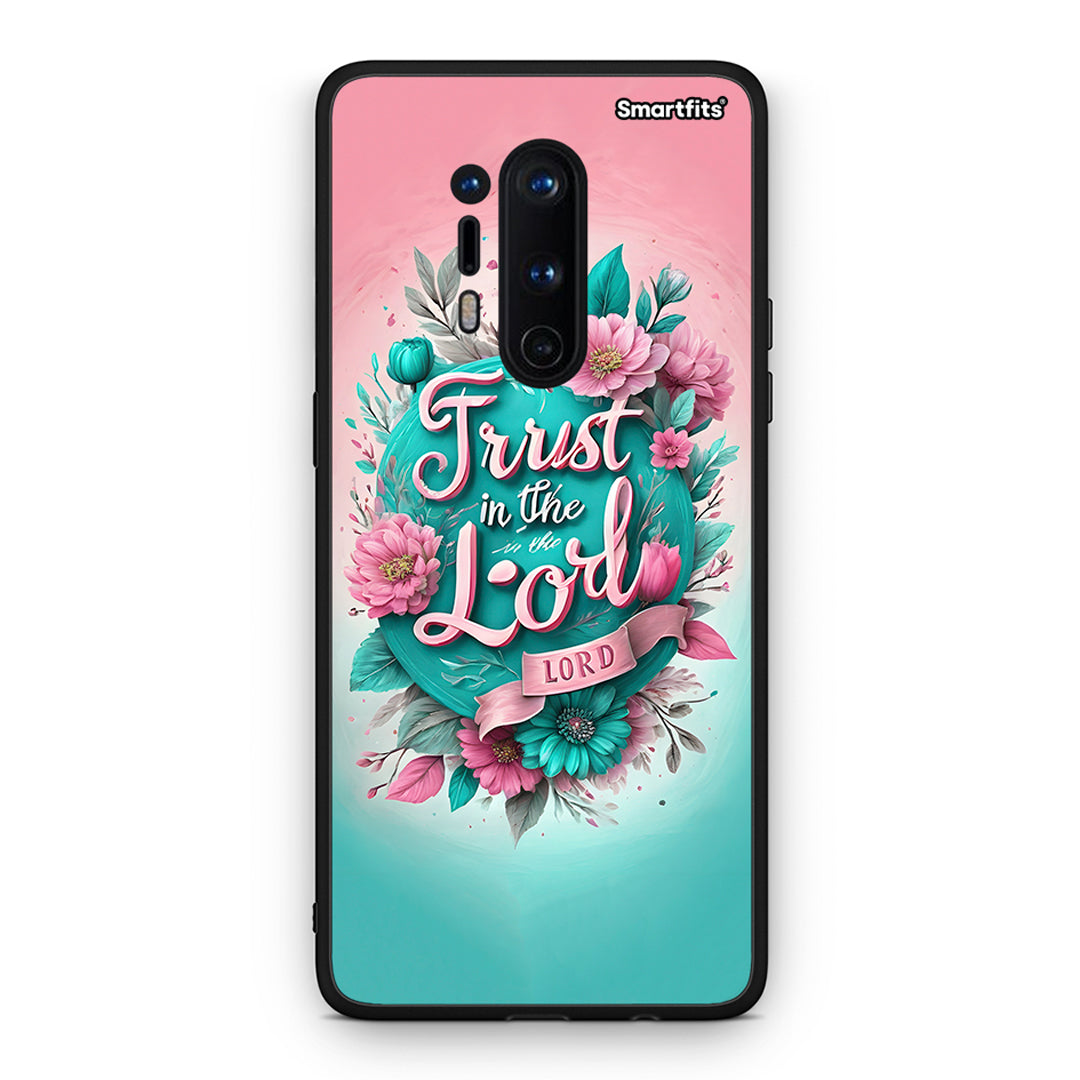OnePlus 8 Pro Lord Trust θήκη από τη Smartfits με σχέδιο στο πίσω μέρος και μαύρο περίβλημα | Smartphone case with colorful back and black bezels by Smartfits