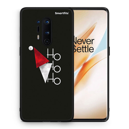Θήκη OnePlus 8 Pro Minimal Christmas από τη Smartfits με σχέδιο στο πίσω μέρος και μαύρο περίβλημα | OnePlus 8 Pro Minimal Christmas case with colorful back and black bezels
