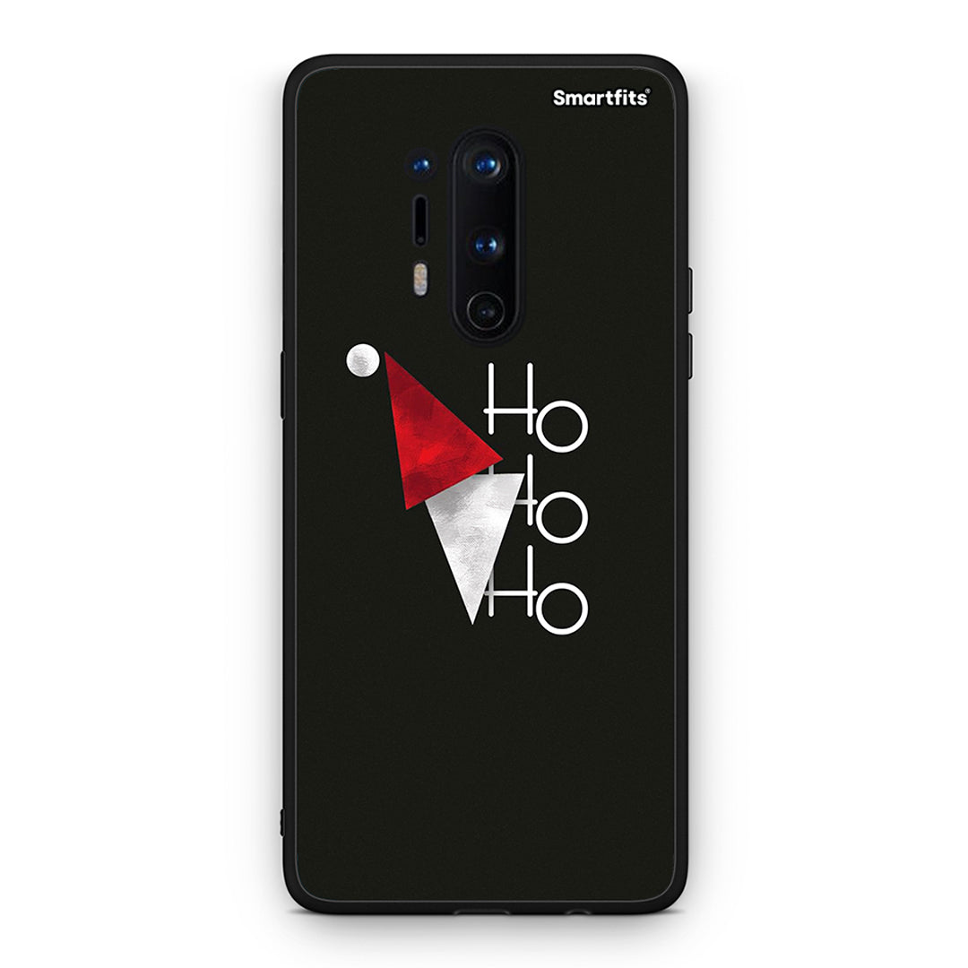 OnePlus 8 Pro Minimal Christmas θήκη από τη Smartfits με σχέδιο στο πίσω μέρος και μαύρο περίβλημα | Smartphone case with colorful back and black bezels by Smartfits