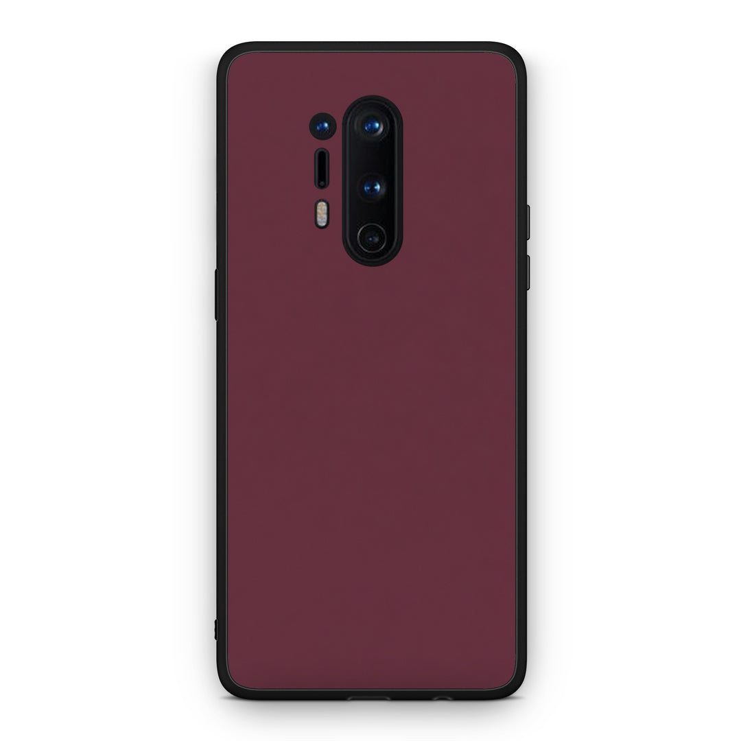 Θήκη OnePlus 8 Pro Muted Burgundy από τη Smartfits με σχέδιο στο πίσω μέρος και μαύρο περίβλημα | OnePlus 8 Pro Muted Burgundy case with colorful back and black bezels