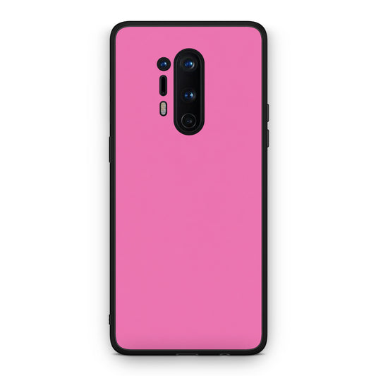 Θήκη OnePlus 8 Pro Rose Pink από τη Smartfits με σχέδιο στο πίσω μέρος και μαύρο περίβλημα | OnePlus 8 Pro Rose Pink case with colorful back and black bezels