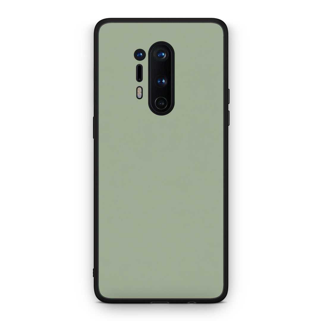 Θήκη OnePlus 8 Pro Sage Green από τη Smartfits με σχέδιο στο πίσω μέρος και μαύρο περίβλημα | OnePlus 8 Pro Sage Green case with colorful back and black bezels