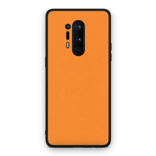 Θήκη OnePlus 8 Pro Tangerine Orange από τη Smartfits με σχέδιο στο πίσω μέρος και μαύρο περίβλημα | OnePlus 8 Pro Tangerine Orange case with colorful back and black bezels