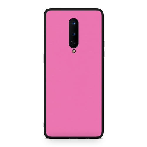 Θήκη OnePlus 8 Rose Pink από τη Smartfits με σχέδιο στο πίσω μέρος και μαύρο περίβλημα | OnePlus 8 Rose Pink case with colorful back and black bezels