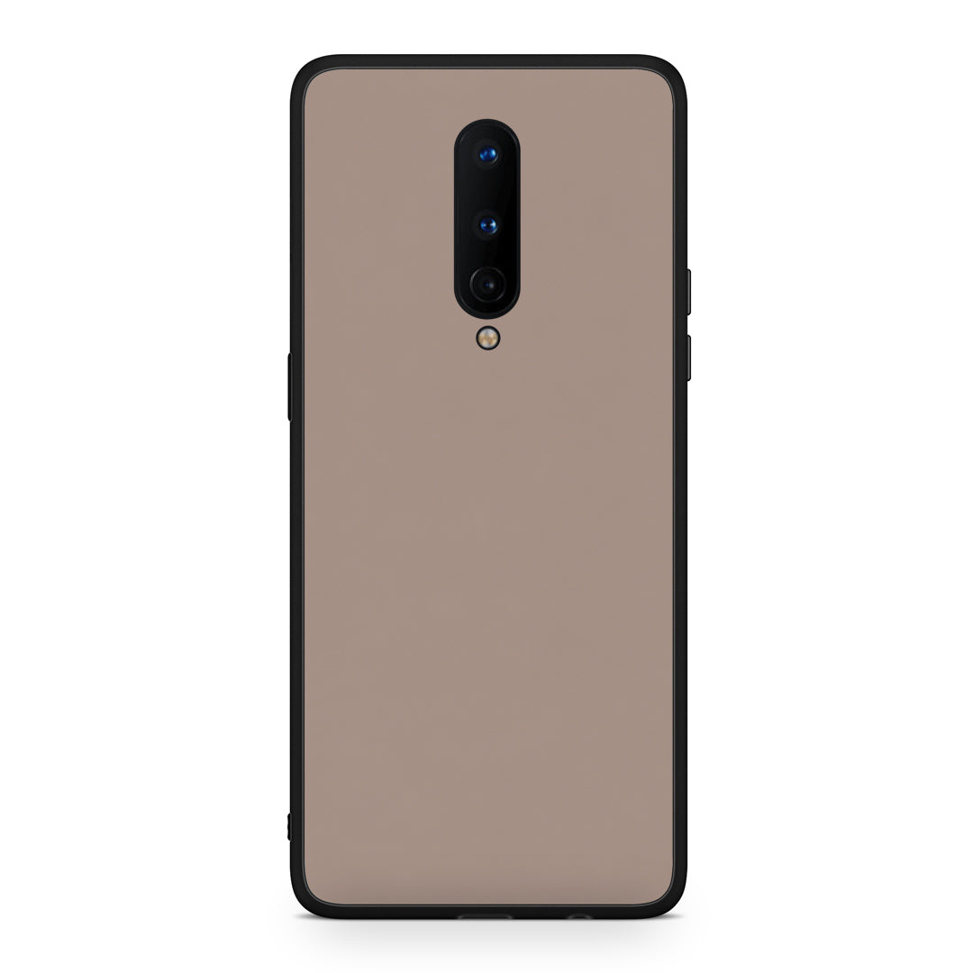 Θήκη OnePlus 8 Warm Taupe από τη Smartfits με σχέδιο στο πίσω μέρος και μαύρο περίβλημα | OnePlus 8 Warm Taupe case with colorful back and black bezels