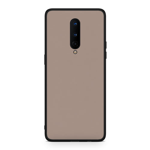Θήκη OnePlus 8 Warm Taupe από τη Smartfits με σχέδιο στο πίσω μέρος και μαύρο περίβλημα | OnePlus 8 Warm Taupe case with colorful back and black bezels