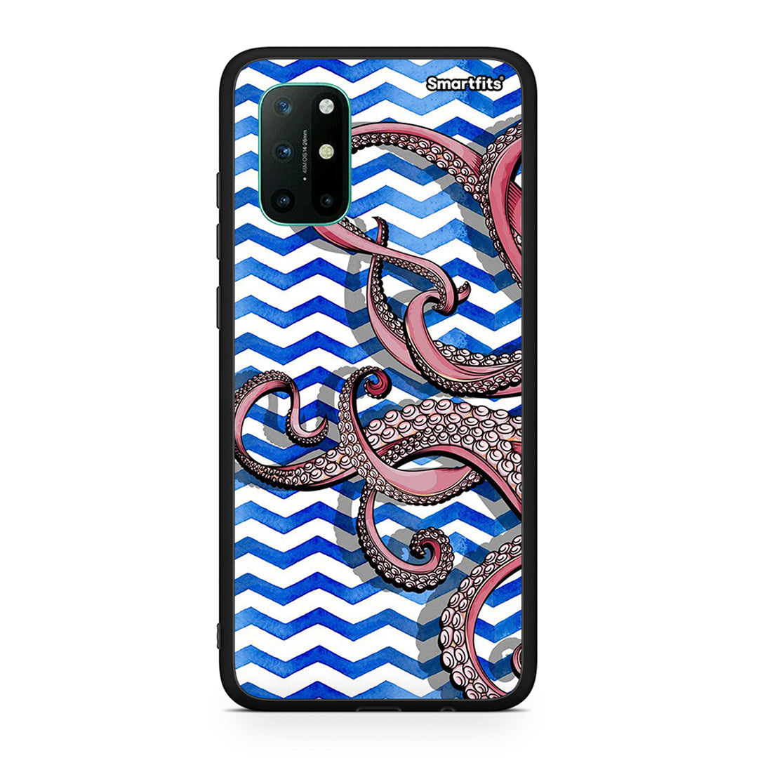 OnePlus 8T Chevron Devilfish θήκη από τη Smartfits με σχέδιο στο πίσω μέρος και μαύρο περίβλημα | Smartphone case with colorful back and black bezels by Smartfits