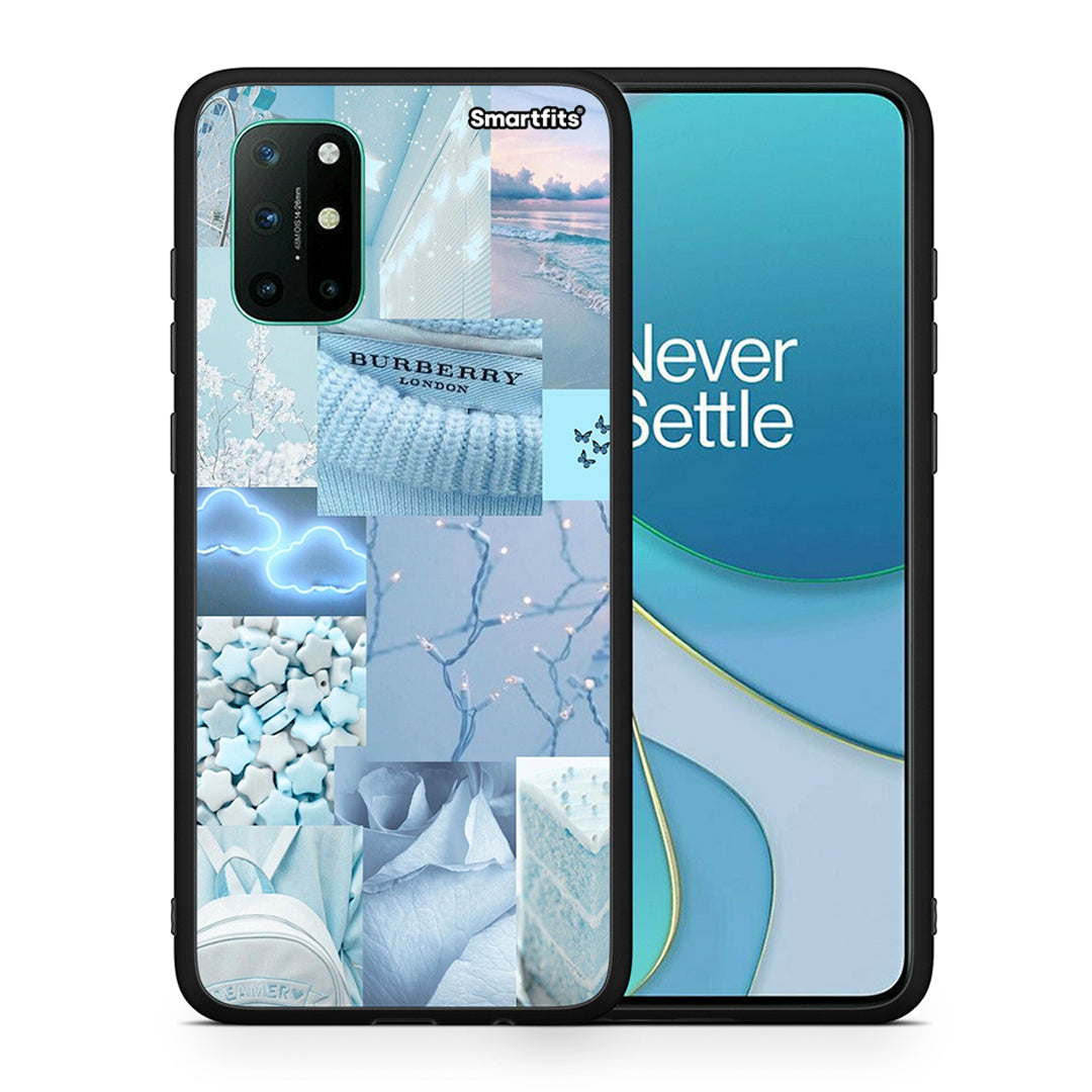 Θήκη OnePlus 8T Ciel Aesthetic Collage από τη Smartfits με σχέδιο στο πίσω μέρος και μαύρο περίβλημα | OnePlus 8T Ciel Aesthetic Collage case with colorful back and black bezels