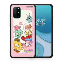 Thumbnail for Θήκη OnePlus 8T Cute Companion από τη Smartfits με σχέδιο στο πίσω μέρος και μαύρο περίβλημα | OnePlus 8T Cute Companion case with colorful back and black bezels