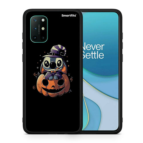 Θήκη OnePlus 8T Halloween Stitch από τη Smartfits με σχέδιο στο πίσω μέρος και μαύρο περίβλημα | OnePlus 8T Halloween Stitch case with colorful back and black bezels
