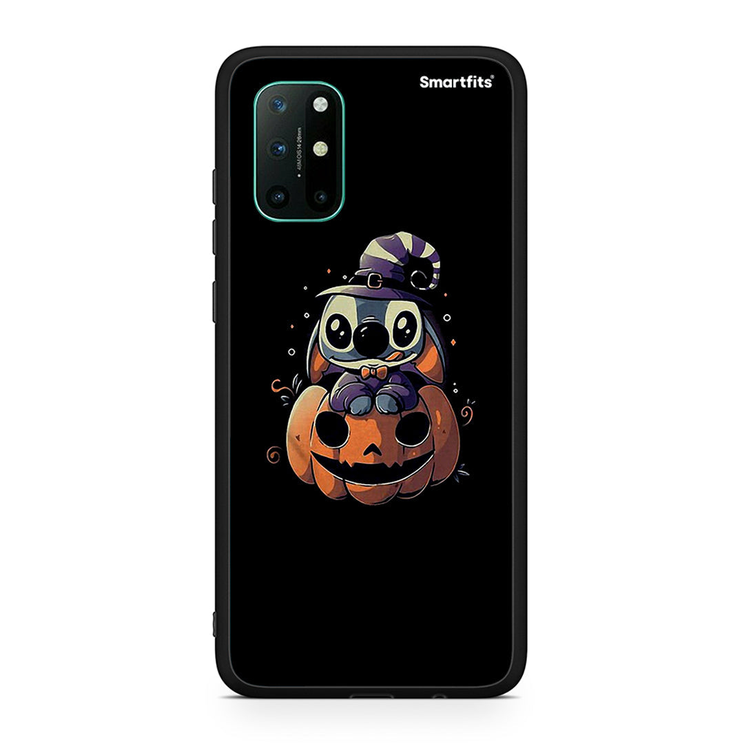 OnePlus 8T Halloween Stitch θήκη από τη Smartfits με σχέδιο στο πίσω μέρος και μαύρο περίβλημα | Smartphone case with colorful back and black bezels by Smartfits