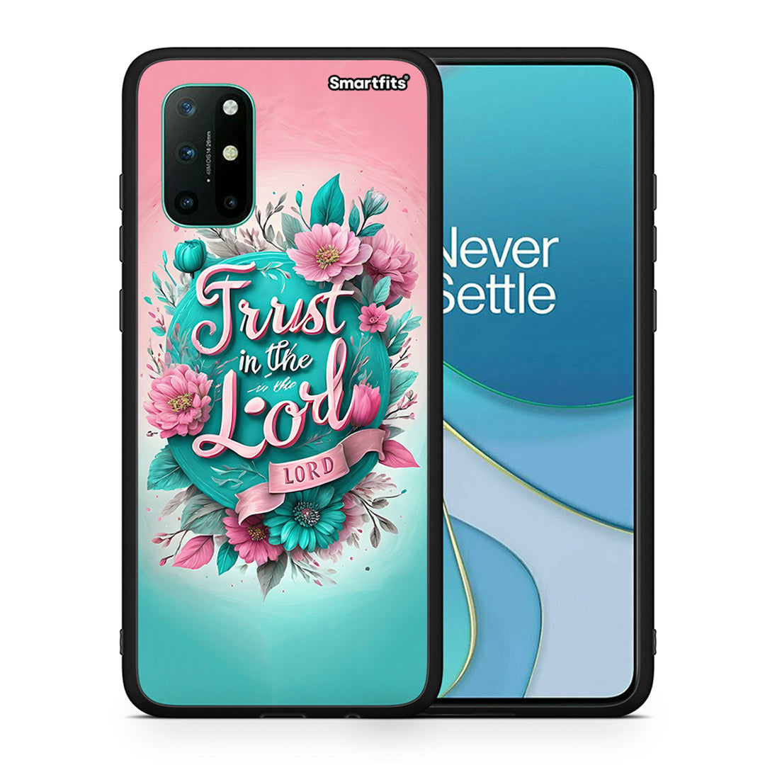 Θήκη OnePlus 8T Lord Trust από τη Smartfits με σχέδιο στο πίσω μέρος και μαύρο περίβλημα | OnePlus 8T Lord Trust case with colorful back and black bezels