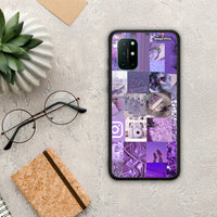 Thumbnail for Purple Aesthetic Collage - OnePlus 8T θήκη