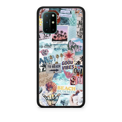 Θήκη OnePlus 8T Summer Vibes από τη Smartfits με σχέδιο στο πίσω μέρος και μαύρο περίβλημα | OnePlus 8T Summer Vibes case with colorful back and black bezels