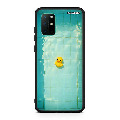 OnePlus 8T Yellow Duck θήκη από τη Smartfits με σχέδιο στο πίσω μέρος και μαύρο περίβλημα | Smartphone case with colorful back and black bezels by Smartfits